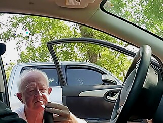old & young Old Cruising daddy strokes BBC big cock amateur